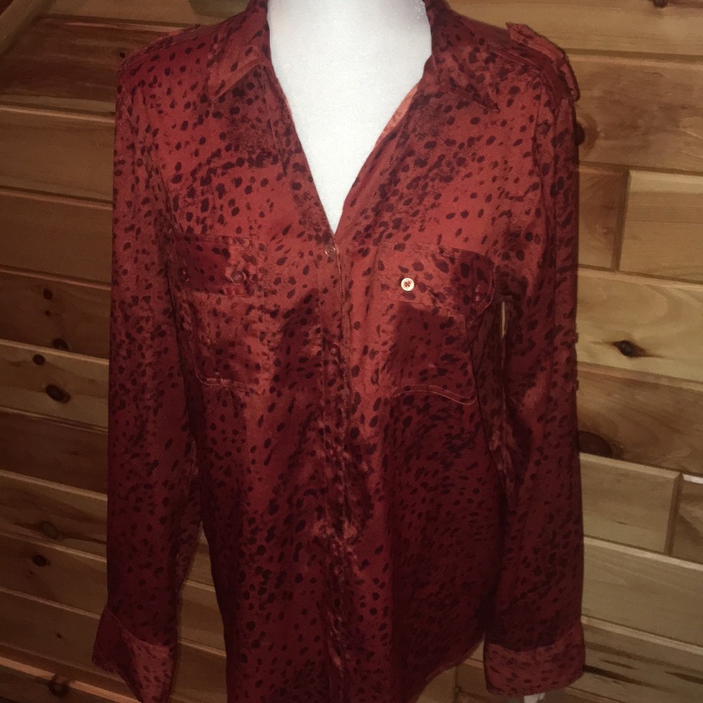 Calvin Klein Jeans button down blouse